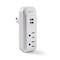Easylife Tech Power Strip, USB, 2 USB/2 Outlet(s) Gray 0-1301 - alternate 1